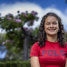 Gisele Hennequin from McKinnon Secondary College was celebrating on Monday after an offer of a place studying biomedicine at the University of Melbourne next year.