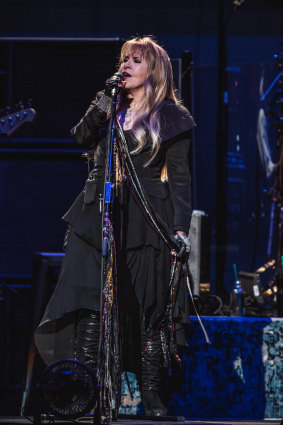 Black magic woman: Stevie Nicks at Rod Laver Arena.