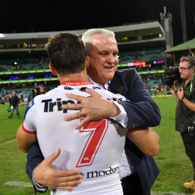 Ben Hunt has a strong relationship with Dragons coach Anthony Griffin.