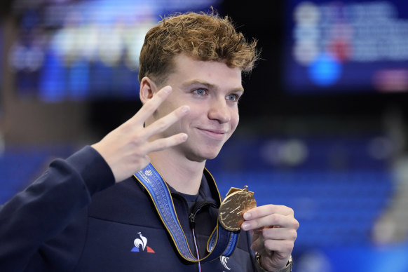Léon Marchand is already part of French swimming royalty.