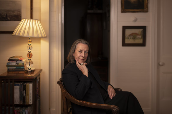 CEO of Sydney Writers Festival,  Chrissy Sharp, at her home in Leura, 2020.