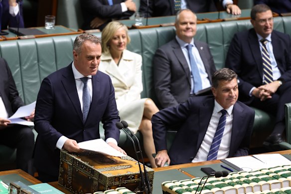 Goldstein MP Tim Wilson led the charge against the government’s tax changes during question time. 