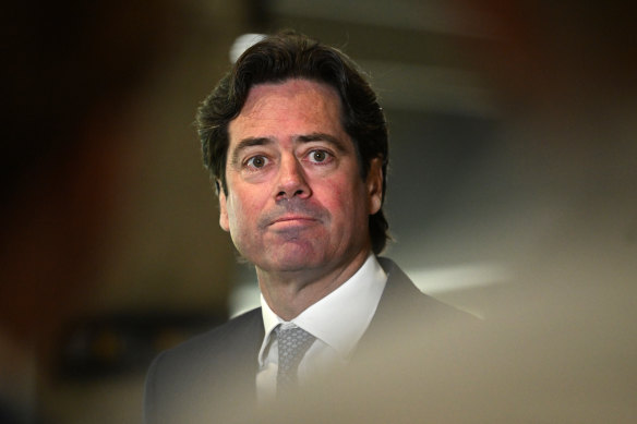 Departing AFL chief executive Gillon McLachlan.