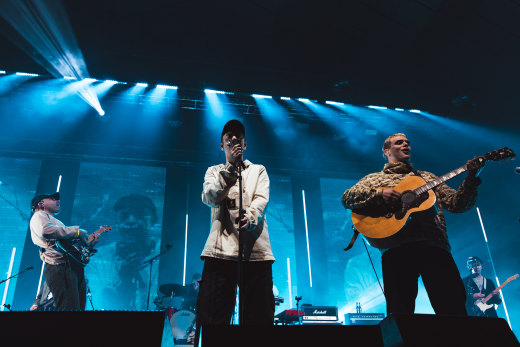 DMA’s performing The Glow at Margaret Court Arena last April.