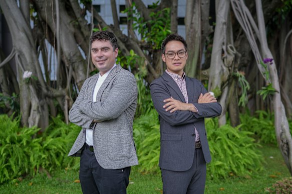 Clime Capital’s Indonesia country manager John Colombo (left) and the managing director of Xurya, Eka Himawan.