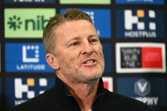 Former Tigers coach Damien Hardwick.