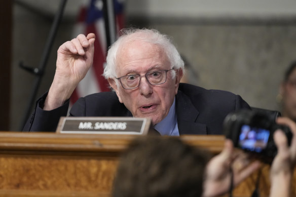 Vermont senator Bernie Sanders questioned Robert F. Kennedy Jr on his various statements about abortion access.