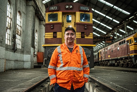 Sydney Trains fitter Stephen Attrill scored a role in the workshop after finishing his apprenticeship.