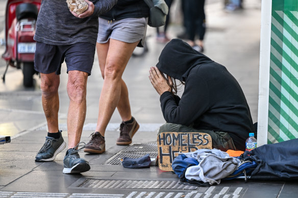 The number of homeless people in WA is rising. 