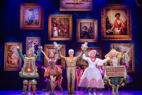 The musical features an impressive supporting cast, who almost steal the show.