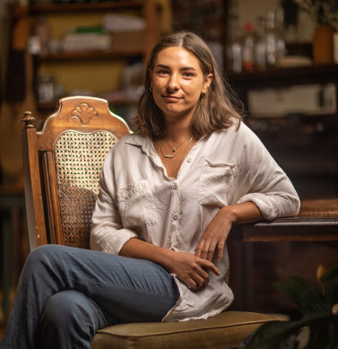 Evelyn Araluen, whose book of poetry Dropbear has won the 2022 Stella Prize.