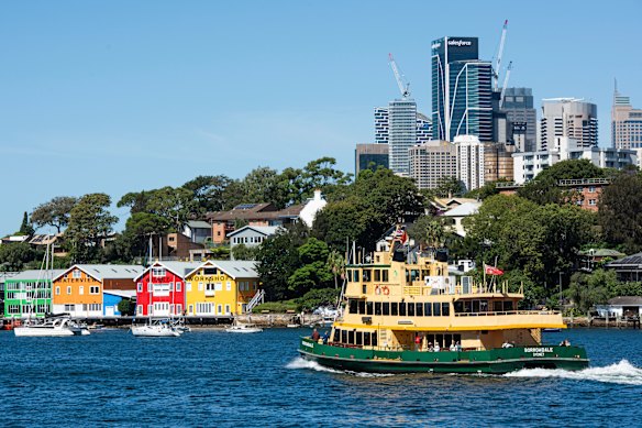 Sydney Rowing Club’s general manager said most customers travel to the club by ferry.