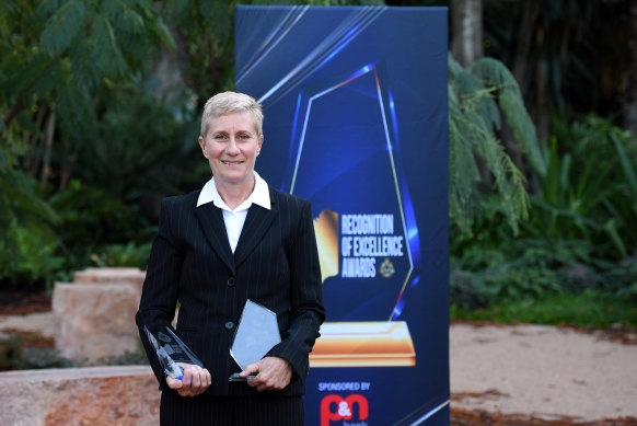 WA Police Detective Sergeant Annette Herod won the Brilliance in Policing individual award.