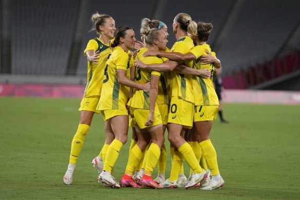 The Matildas will take on Great Britain in the quarter-finals.