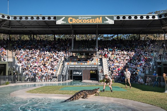 The Wildlife Warrior show at Australia Zoo.