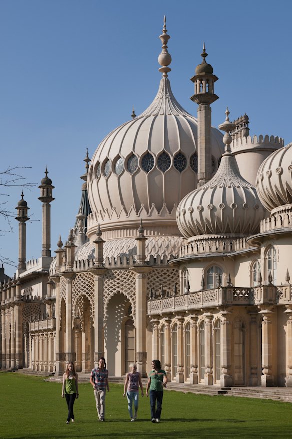 The Royal Pavilion belongs with the Taj Mahal, Agra Fort and Badshahi Mosque, except that unlike those buildings it is in the UK.