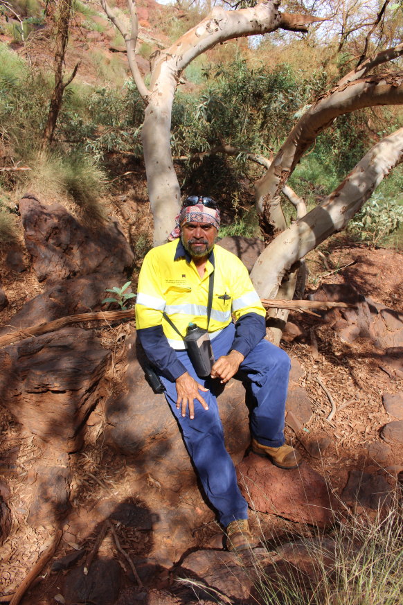 PKKP director Burchell Hayes, pictured here near Juukan Gorge, says laws can reflect spiritual values. 