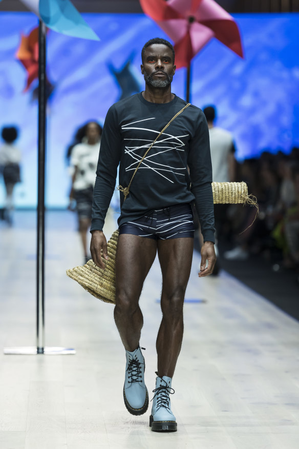 Yanggurdi was one of the Indigenous brands to hit the catwalk.