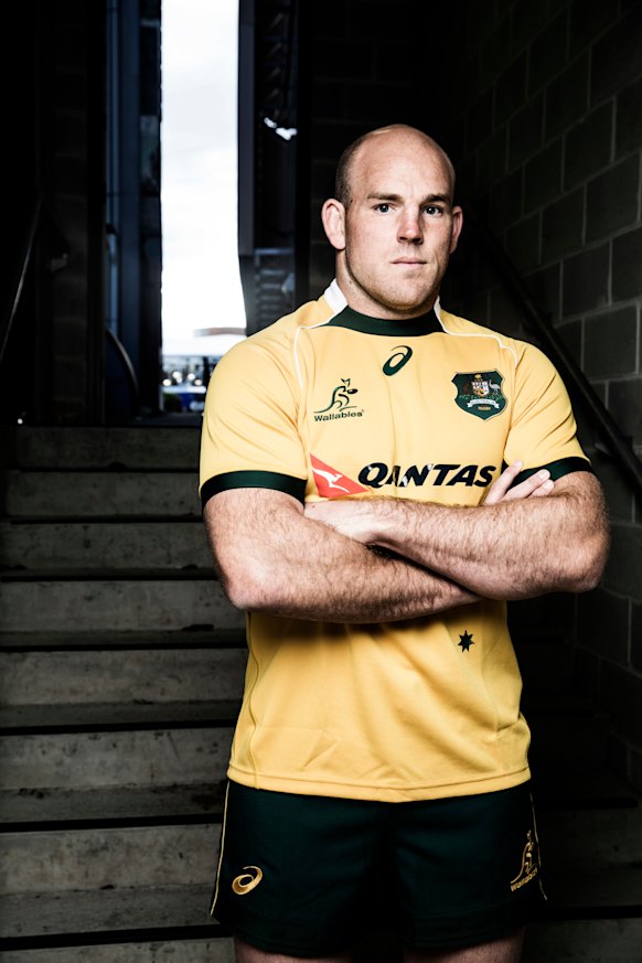Stephen Moore captained the Wallabies 24 times.