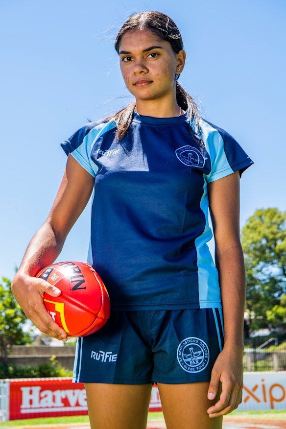 Madena Jaffer has AFLW dreams.
