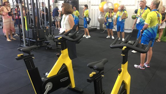 The village gymnasium.