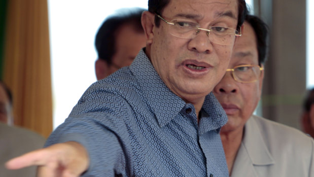 Cambodia's Prime Minister Hun Sen 