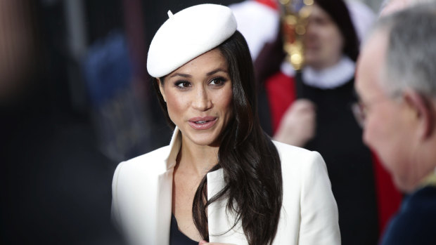 Meghan Markle at the Commonwealth Service at Westminster Abbey in London on Monday.