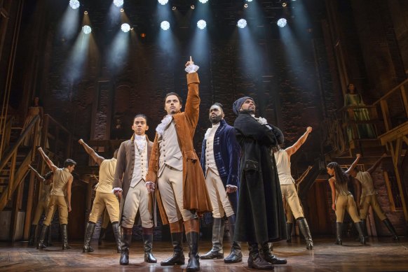 Hamilton cast on the year s biggest show