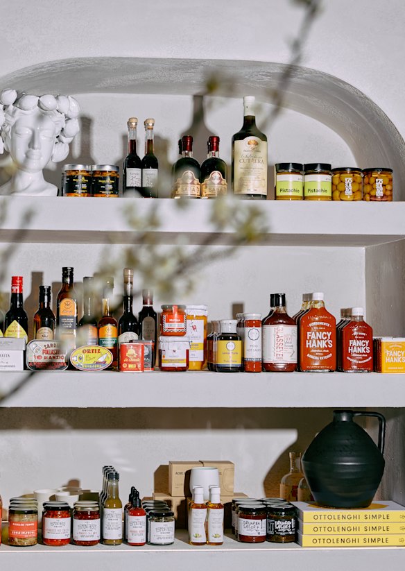 Misc sells pantry staples such as Ortiz anchovies, hot sauce and olive oils. 