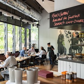 Inside Rosa’s Canteen.