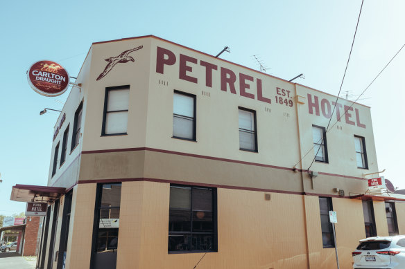 The corner pub has traded its recent look for a more retro sensibility outside and in.