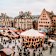 The beautiful Christmas markets in Strasbourg, France.