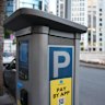 A parking metre in the Brisbane CBD.