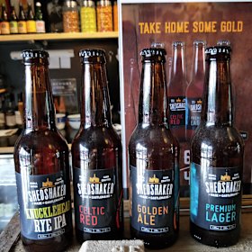 Ales brewed on site.