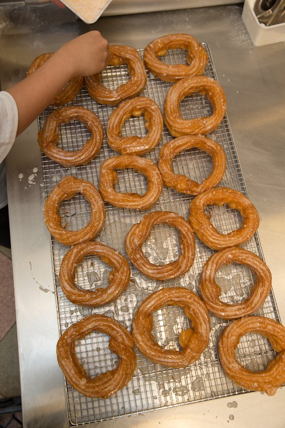 Australian honey and sea salt crullers. 