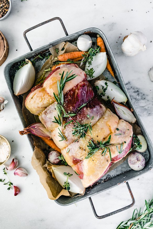 A lamb roast from The Food Farm. 