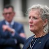Mental health royal commission chair Penny Armytage released the report into Victoria’s mental health system with Daniel Andrews in 2021.