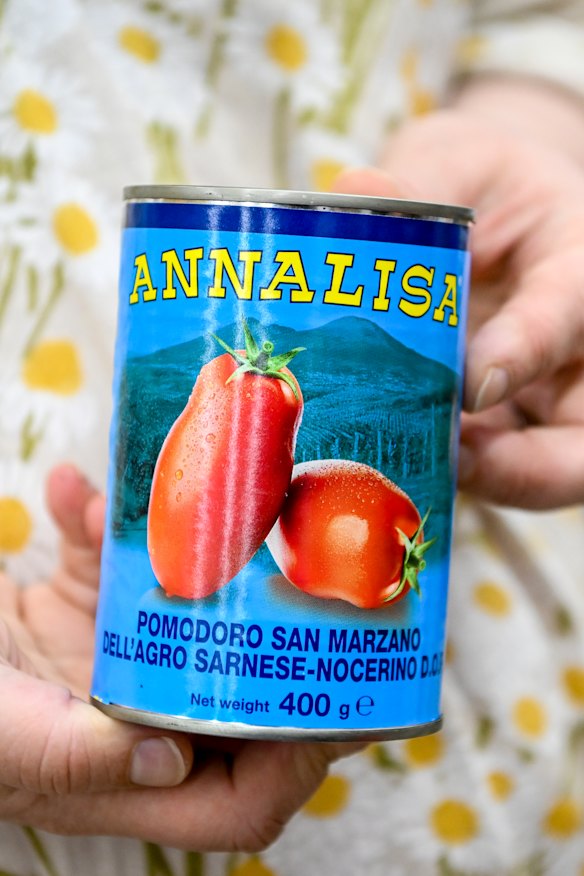 Annalisa canned tomatoes.