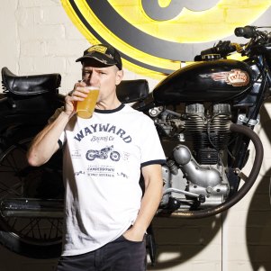 Wayward Brewing Co owner and founder Peter Philip pictured at the Camperdown brewery.