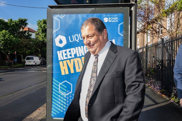 Merivale VIP Matthew Palavidis arriving at Waverley local court on Friday