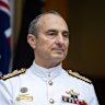 Admiral David Johnston, chief of the Australian Defence Force. 
