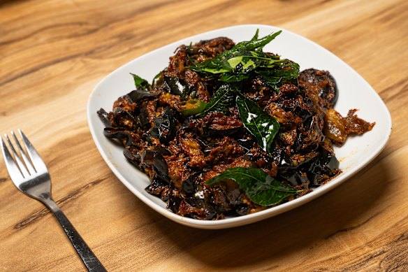 Eggplant curry.