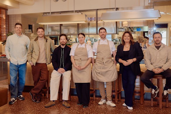 The Delmonte team (L-R): Joel Penno, Jamie Valmorbida, George McCullough, Diana Desensi, Mark Glenn, Karen Martini and Dion Hall.