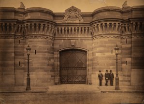 An old photograph of the Darlinghurst Gaol.