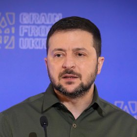 Ukrainian President Volodymyr Zelensky 