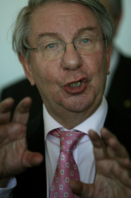 Chairman of International Obesity Task Force, Professor Philip James, at Parliament House in Canberra, 2007.