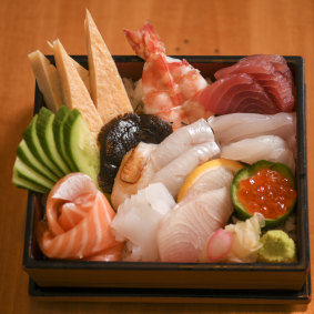 Kenzan's delicious and visually excellent sushi box.