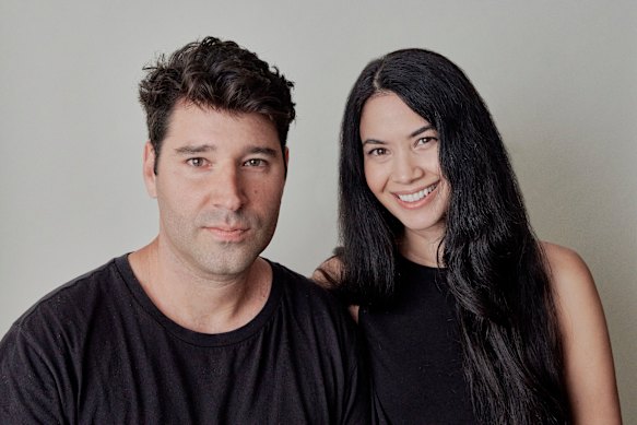 Canva founders Cliff Obrecht and Melanie Perkins.