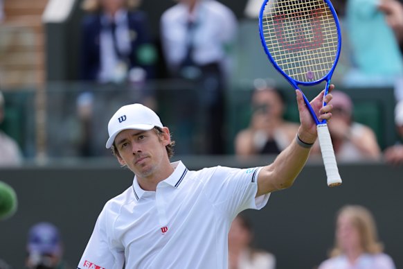 Alex de Minaur made a strong start to his Wimbledon campaign.