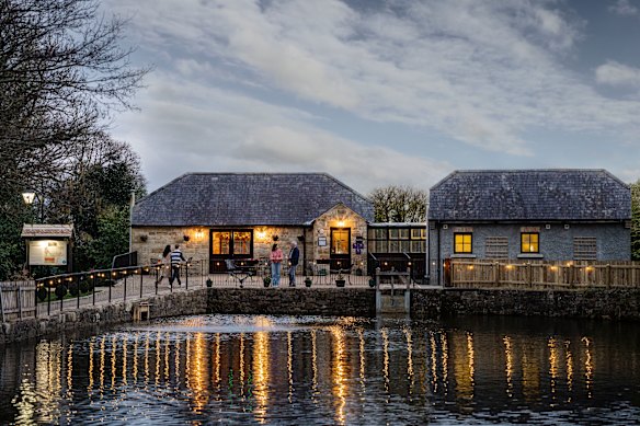 Nestled in the Fermanagh countryside, Tully Mill Restaurant presents local cuisine. 